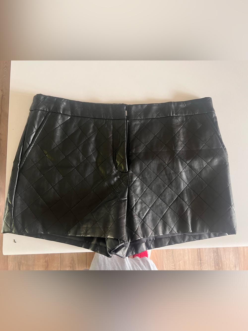 Pleather women’s shorts